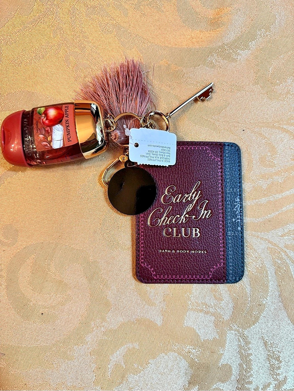 Bath & Body Works Early Check-In Club Card Holder PocketBac Holder